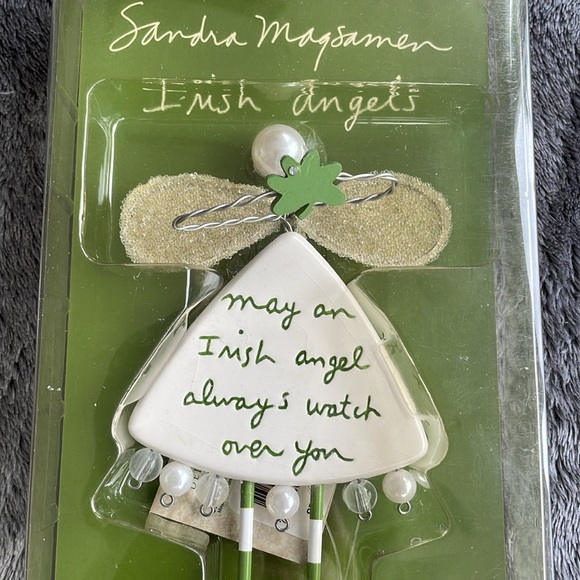 Department 56 Sandra Magsamen Artful Irish Angels Ornament Collectible NWT - Picture 2 of 9